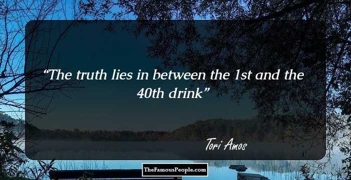 The truth lies in between the 1st and the 40th drink