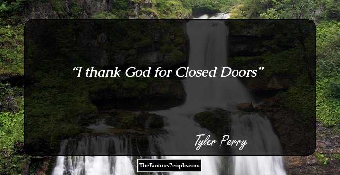 I thank God for Closed Doors