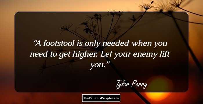 A footstool is only needed when you need to get higher. Let your enemy lift you.