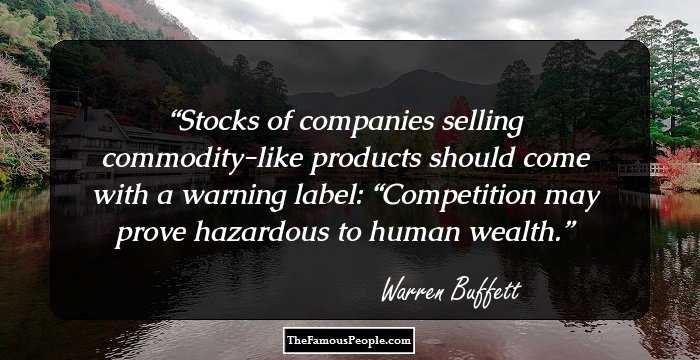 Stocks of companies selling commodity-like products should come with a warning label: “Competition may prove hazardous to human wealth.