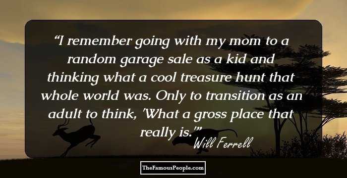 I remember going with my mom to a random garage sale as a kid and thinking what a cool treasure hunt that whole world was. Only to transition as an adult to think, 'What a gross place that really is.'