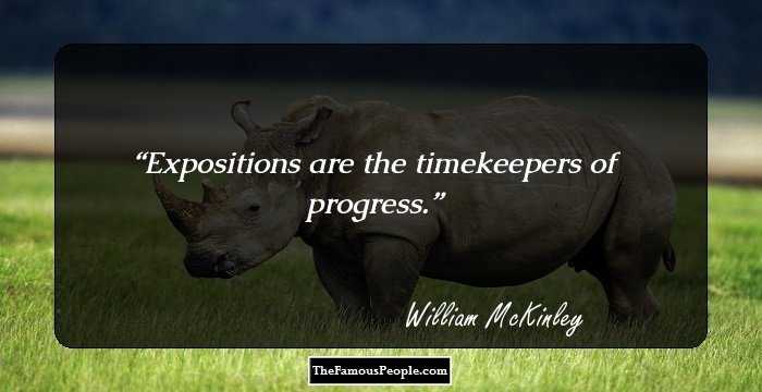 Expositions are the timekeepers of progress.
