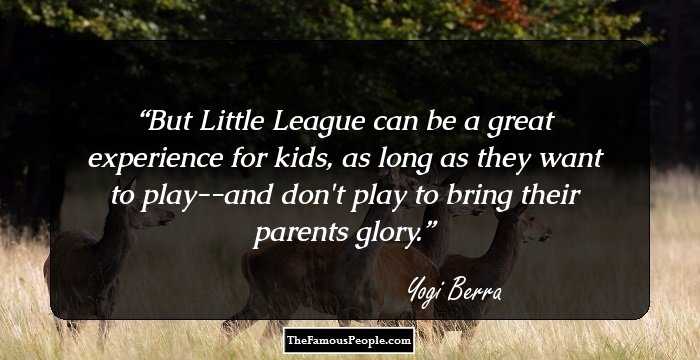 But Little League can be a great experience for kids, as long as they want to play--and don't play to bring their parents glory.