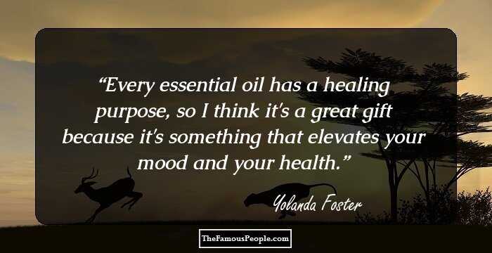Every essential oil has a healing purpose, so I think it's a great gift because it's something that elevates your mood and your health.