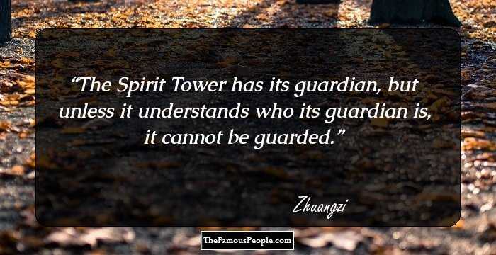 The Spirit Tower has its guardian, but unless it understands who its guardian is, it cannot be guarded.